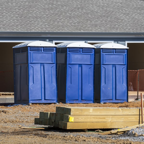 how do you ensure the portable restrooms are secure and safe from vandalism during an event in Brownstown Washington